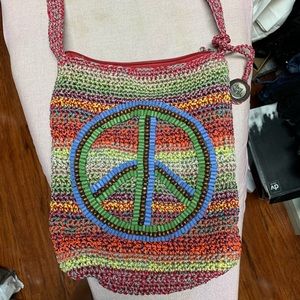 The Sak peace crossbody purse